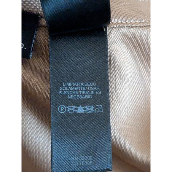 CITY UNLTD Toffee Gold Ruffle V-neck Long Sleeve Blouse SZ XL - Picture 13 of 13